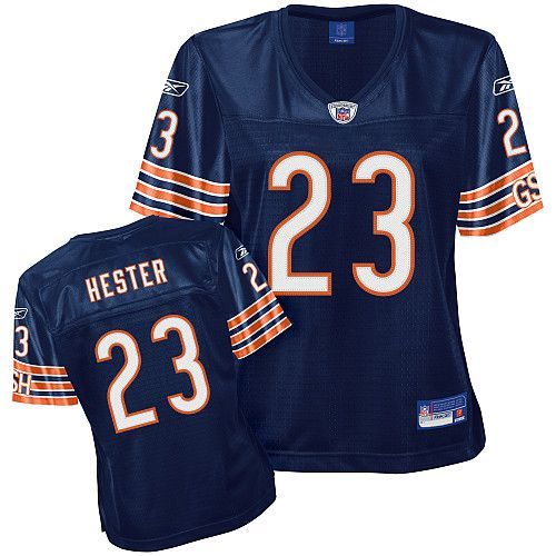 Bears #23 Devin Hester Blue Women's Team Color Stitched NFL Jersey